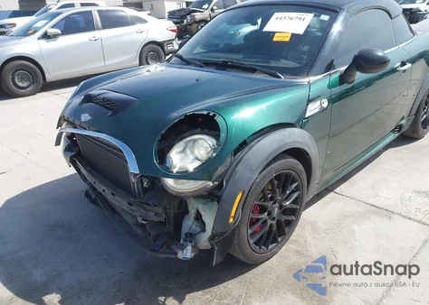 2013 Mini Coupe John Cooper Works z USA, uszkodzony, nr VIN WMWSX9C58DT655136